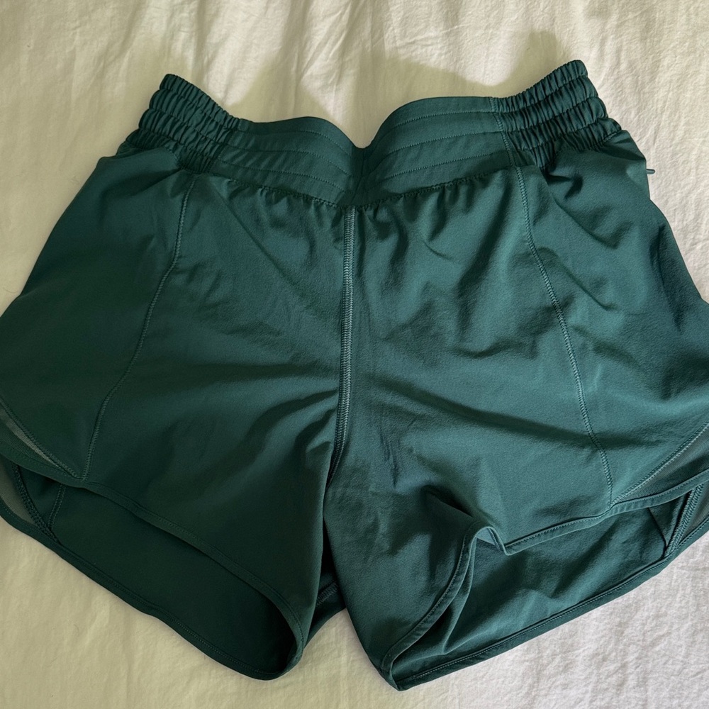 Lululemon Hotty Hot High Rise 4” Shorts in Color Deep Marina